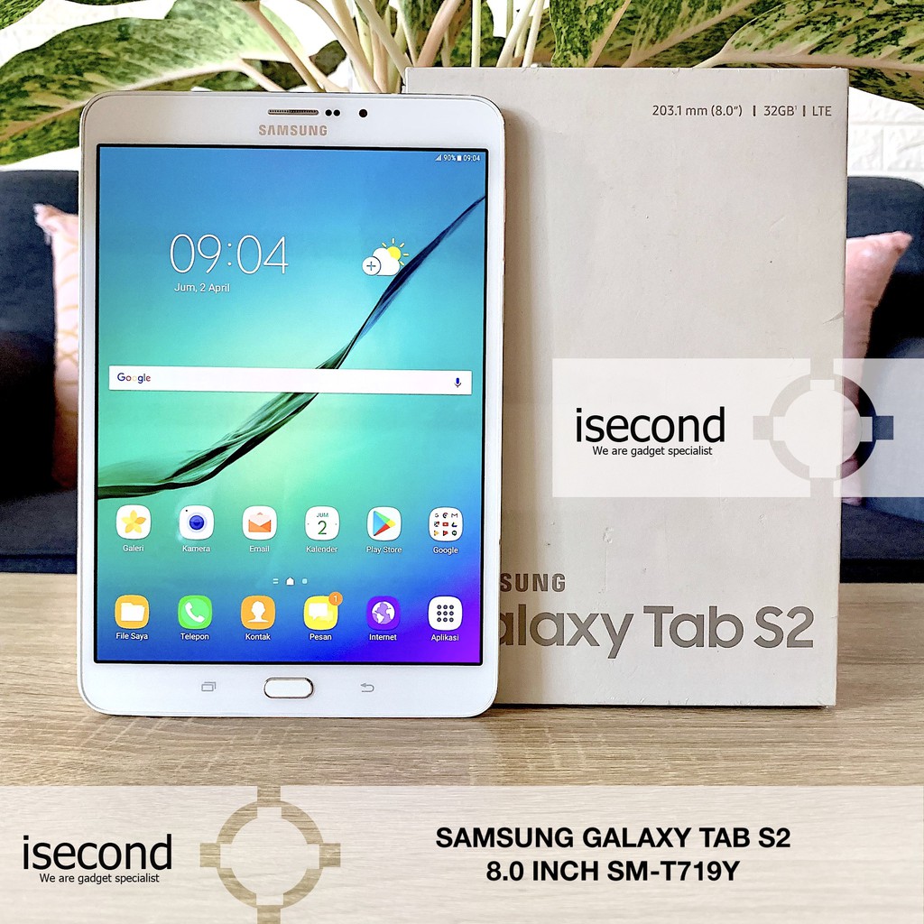 Samsung Galaxy Tab S2 8 Inch SM-T719Y Second Fullset Mulus | Shopee