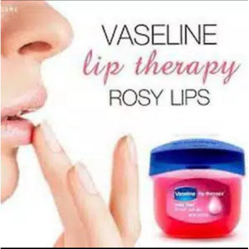 Rosy Lip Therapy Pelembut Bibir Vaseline - Vaseline Lip Therapy