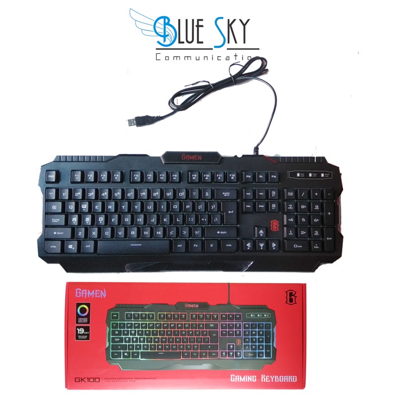 KEYBOARD GAMEN GK100 LIGHT EFFECT