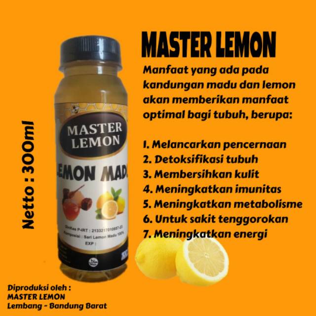 

Lemon 300ml (master lemon)