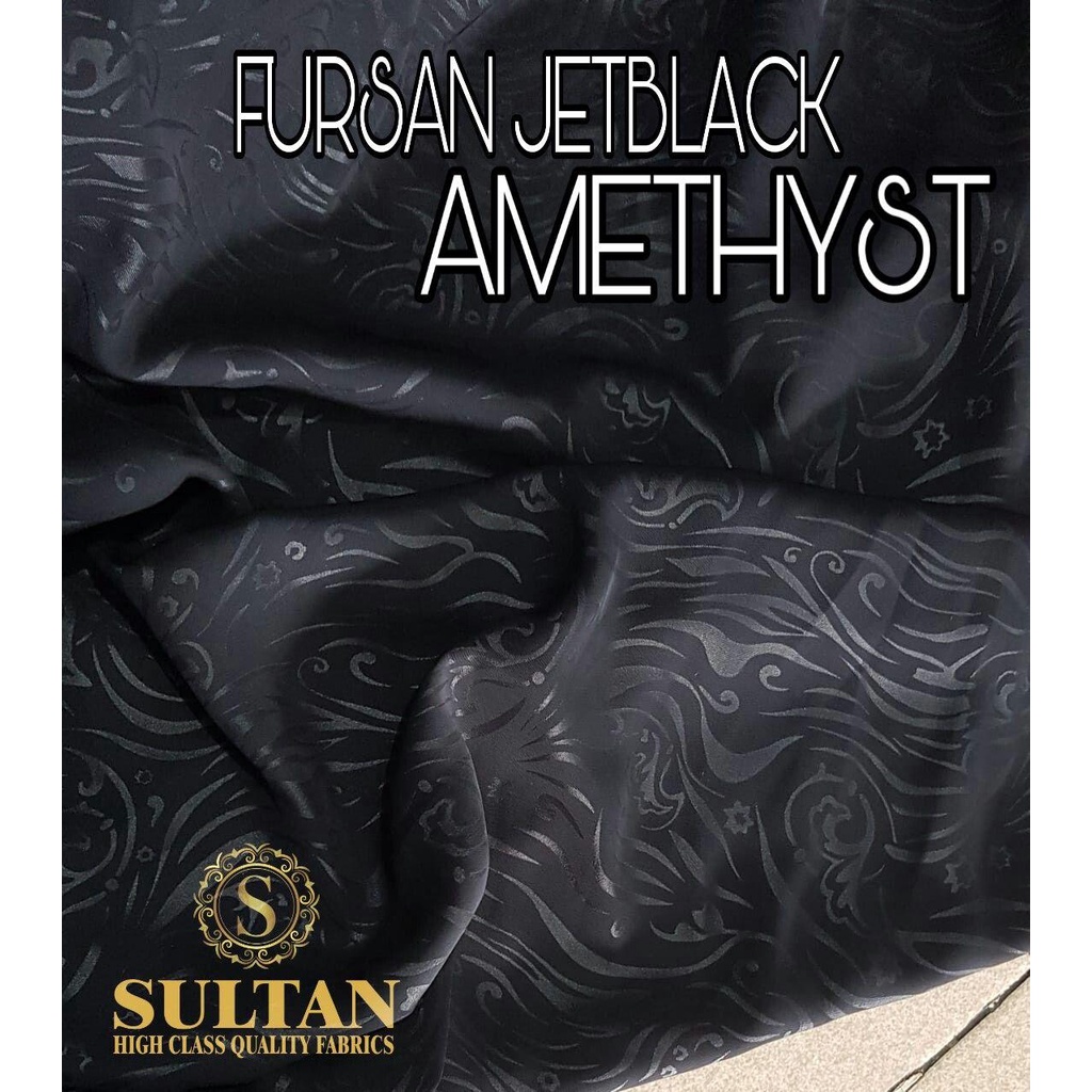 Kain Abaya Sultan Furusiyah Silk Emboss AMETHYS
