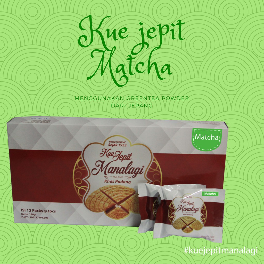 

Kue Jepit Matcha