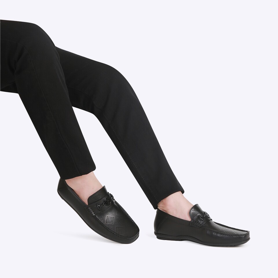 SEPATU PANSUS EVERBEST PRIA ORIGINAL LOAFER KULIT BRANDED HITAM EM71