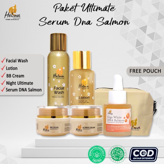 (WAJIB KONSUL) PAKET ULTIMATE + SERUM GIGA DNA SALMON