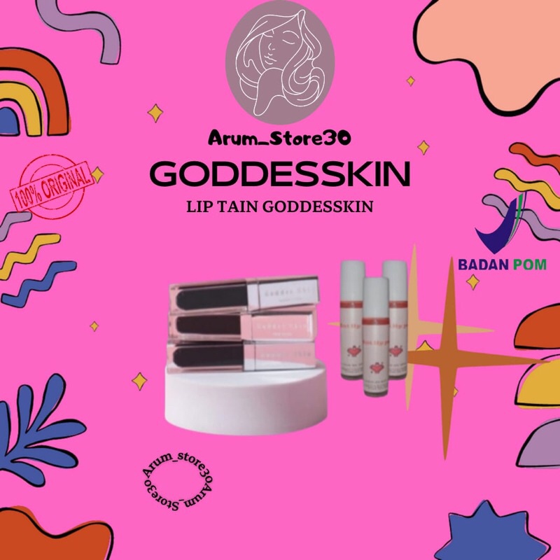 [READY] LIP STAIN BY GODDES SKIN LIPTINT LIP TINT LIPSTAIN BY GODDESKIN GODES SKIN VAMPIRE BLOOD TRU