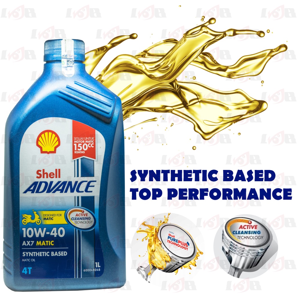 Shell Advance AX7 Scooter Matic 10W-40 Oli Motor Matik