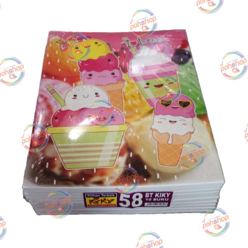 

Kiky Buku Tulis 58s 10pcs