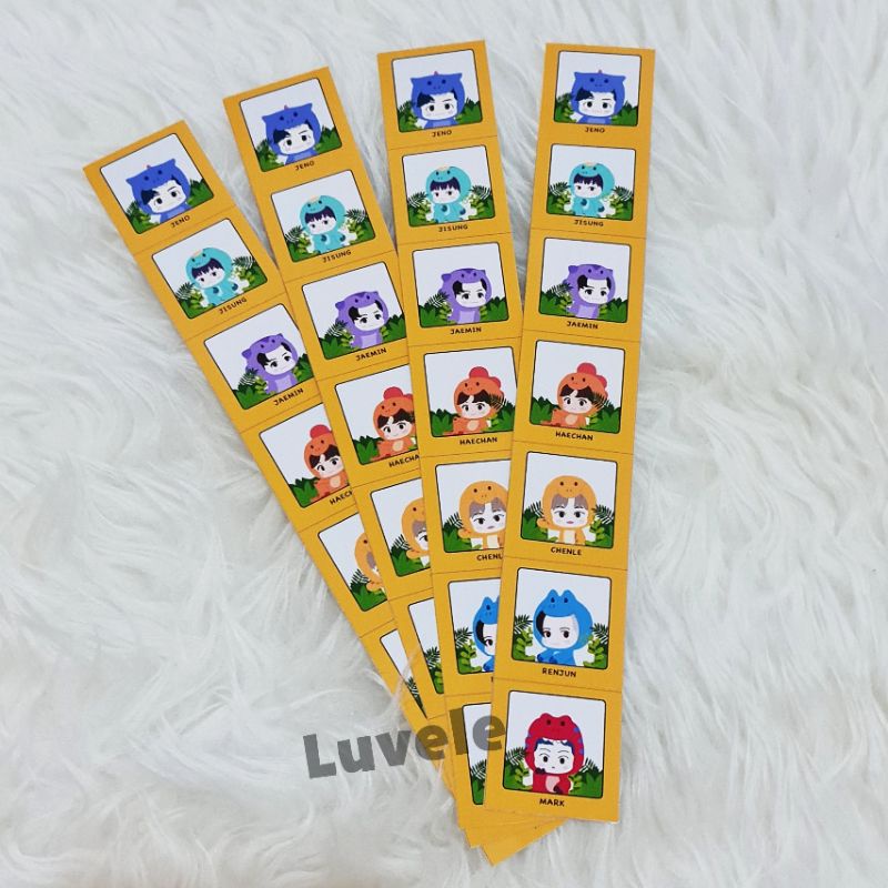 Stiker NCT REX DINO ABC Sticker Set