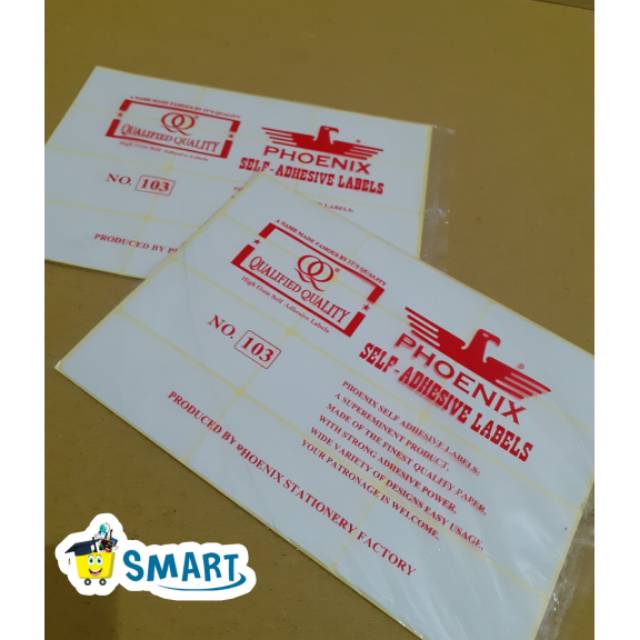 

PHOENIX LABEL STICKER 103