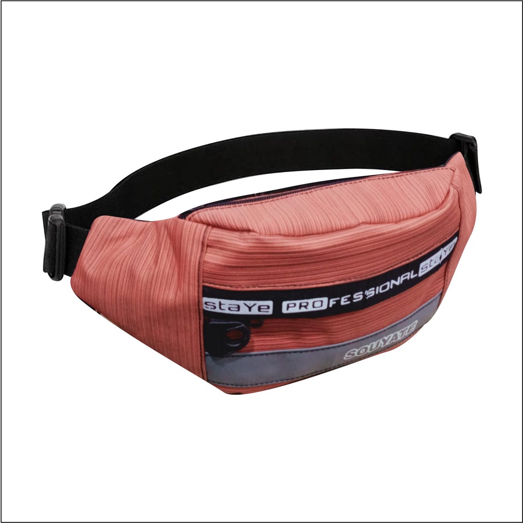 Tas Selempang Pria Waistbag Tas Pinggang Kasual Model Kanvas Denim - PG - 8814