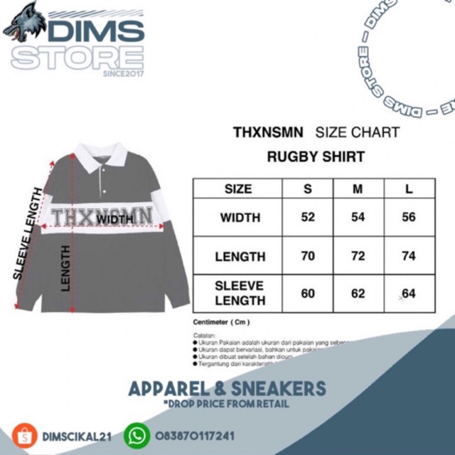 Rugby Shirt Thanksinsomnia Dayzuka Striped Black UNISEX
