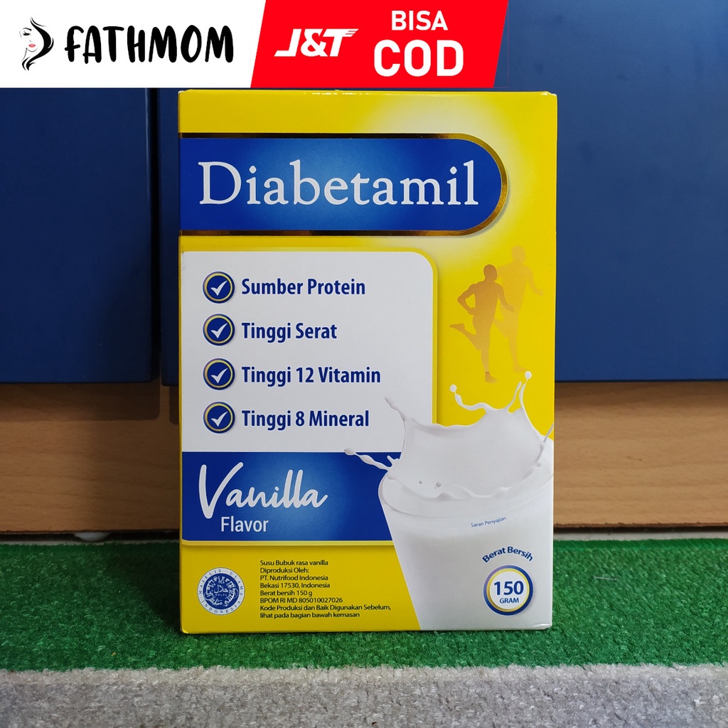 DIABETAMIL Susu Bubuk Vanilla Box 150gr