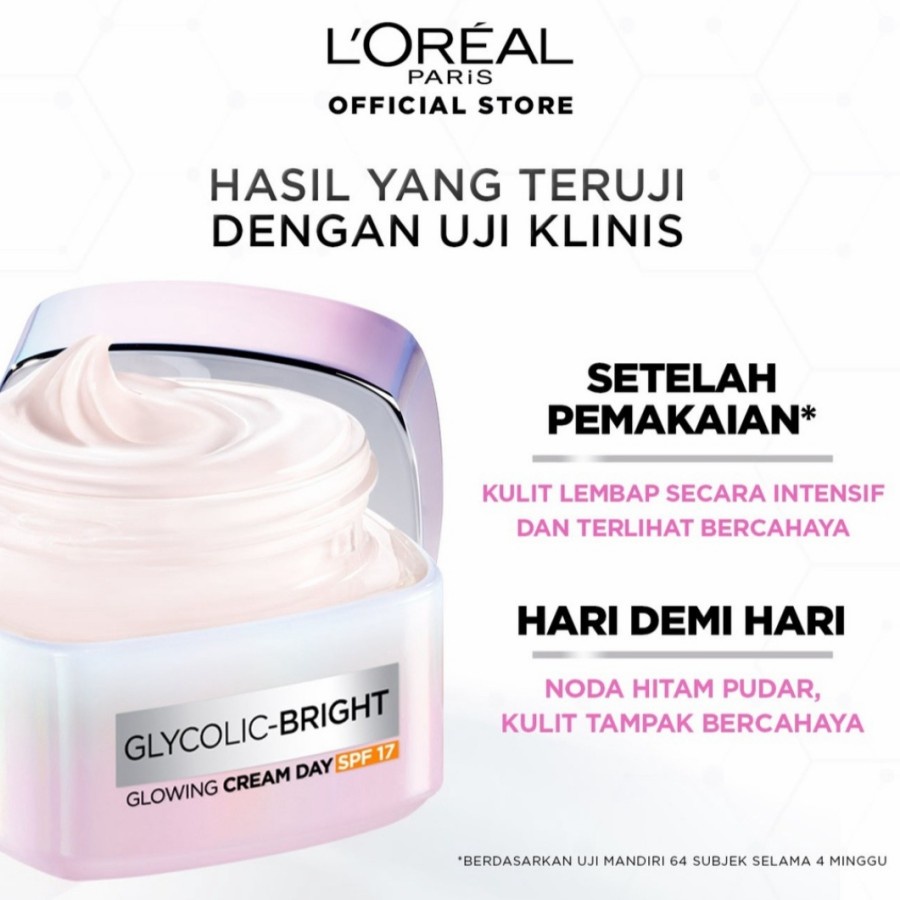 L'Oreal Paris Glycolic Bright Glowing Day Cream SPF17