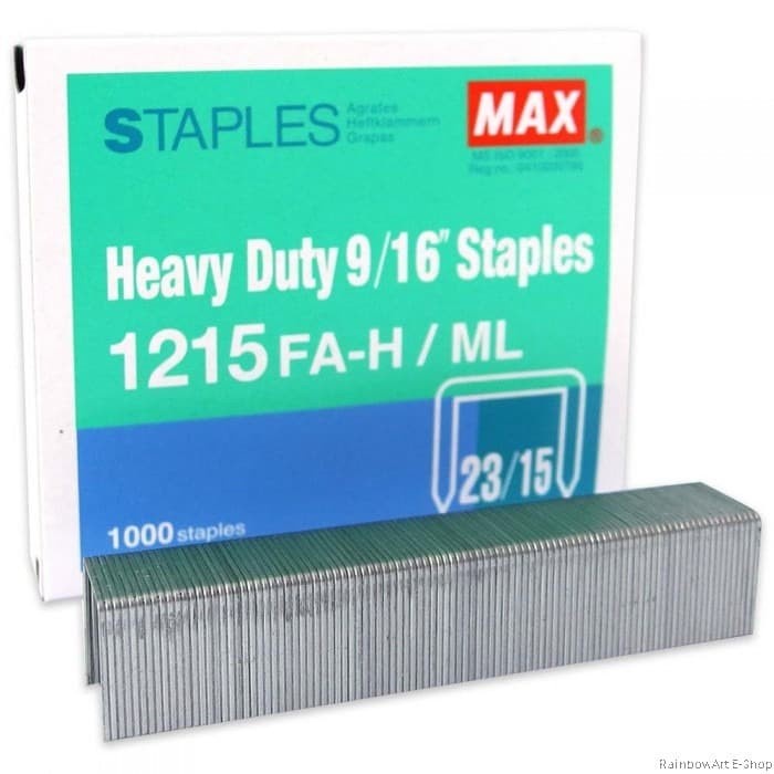 

Isi Staples Max 1215 FA-H/ML / isi staples max 23/15 ( 15mm ) (pak)