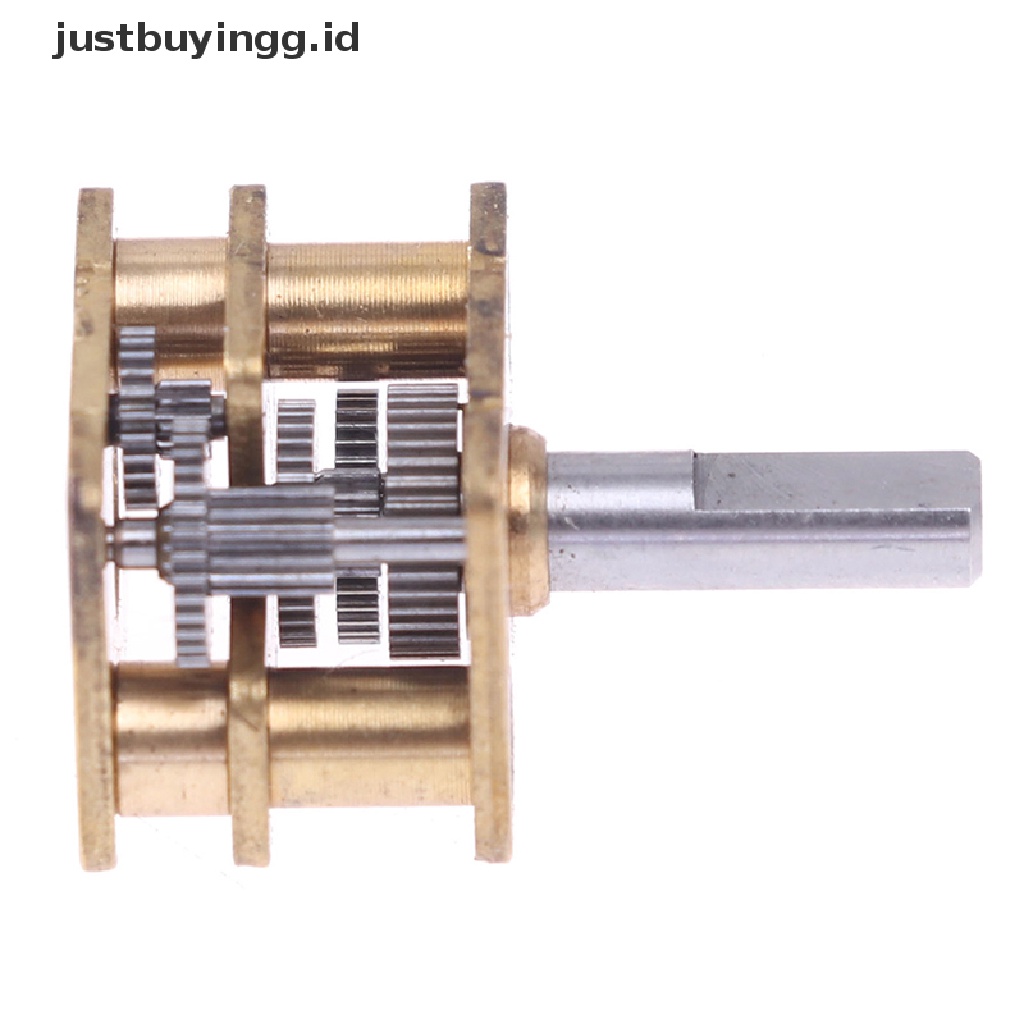 (Justbuyingg.Id) 5pcs Gearbox Reduksi N20 Bahan Metal Diy N20