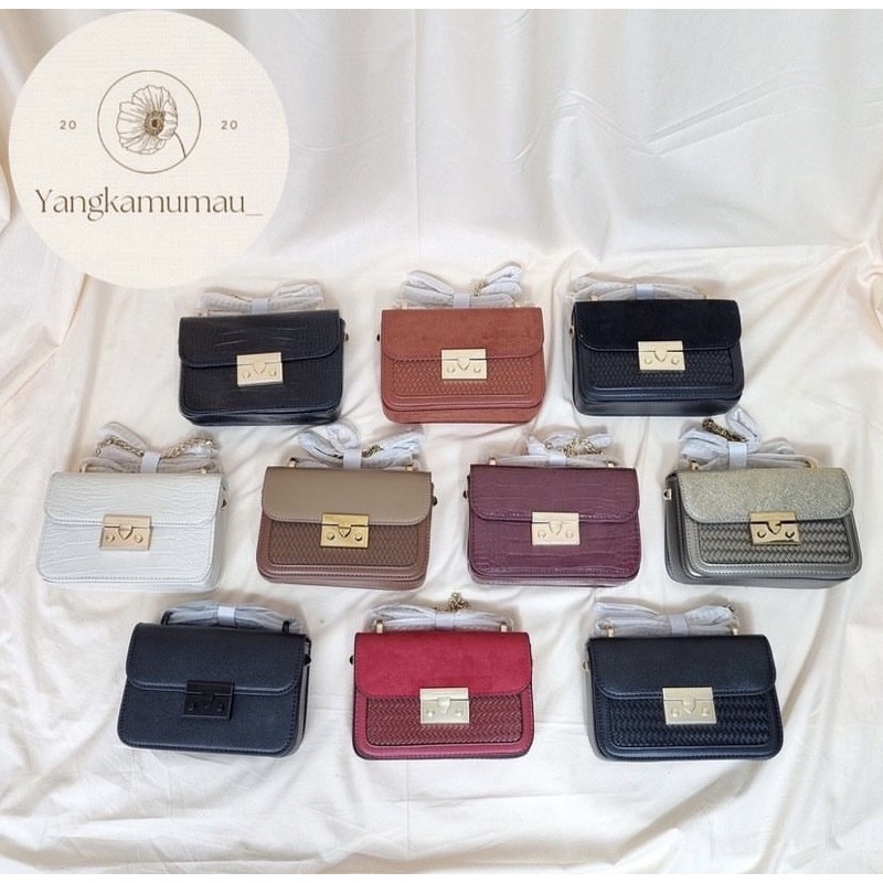 CHARLES N KEITH CNK METROPOLIS SHOULDER BAG