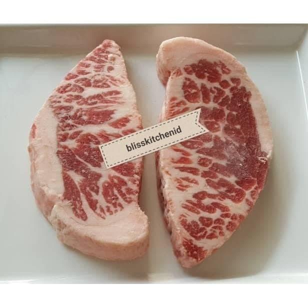 

Steak | Daging Sapi Aus Premium Grainfed Beef Chuck Crest Steak Mb 4++ 200Gr