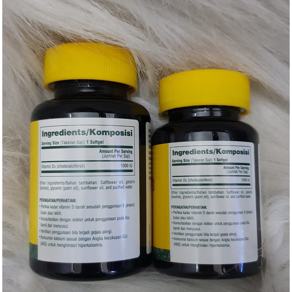 NaturesPlus Vitamin D3 1000IU