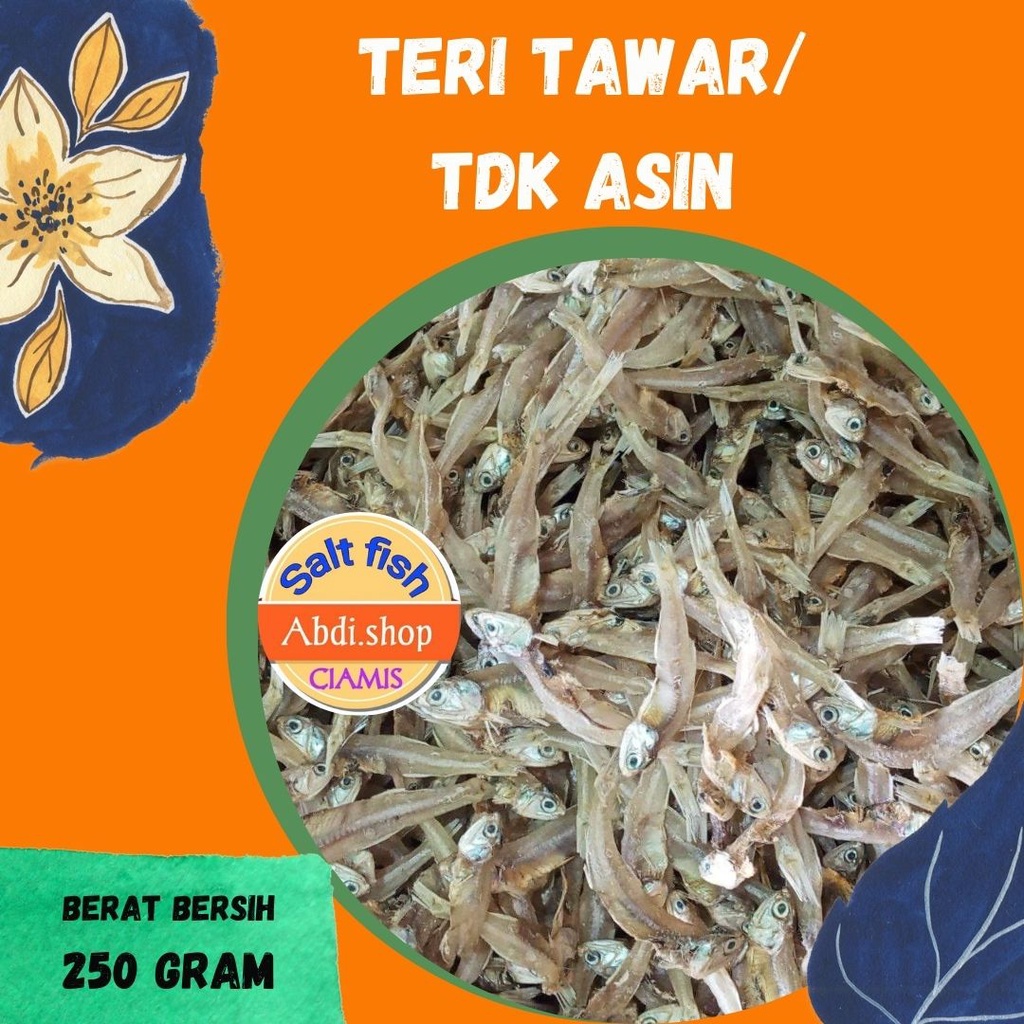 

promo teri tawar kering 250gr murah best seller