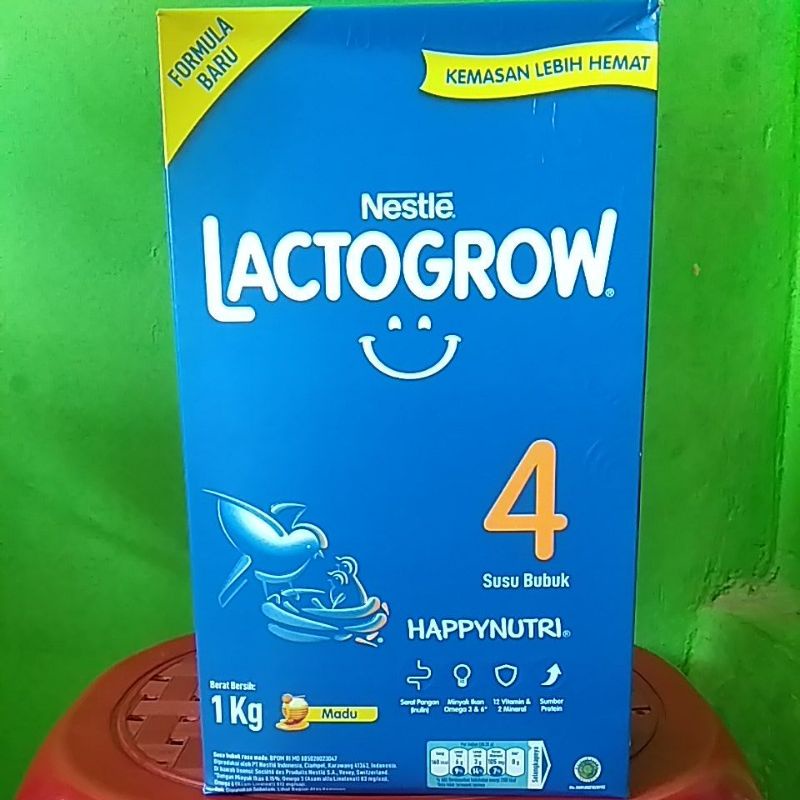 

Susu bubuk Nestle Lactogrow Lactogen 4 rasa madu vanila 1kg