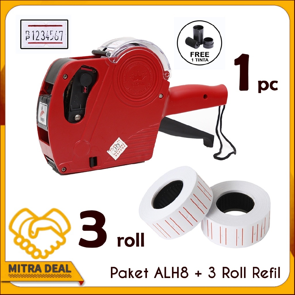 

[COD] ALAT LABEL HARGA PRICE LABELLER MX 5500 & 3 ROLL