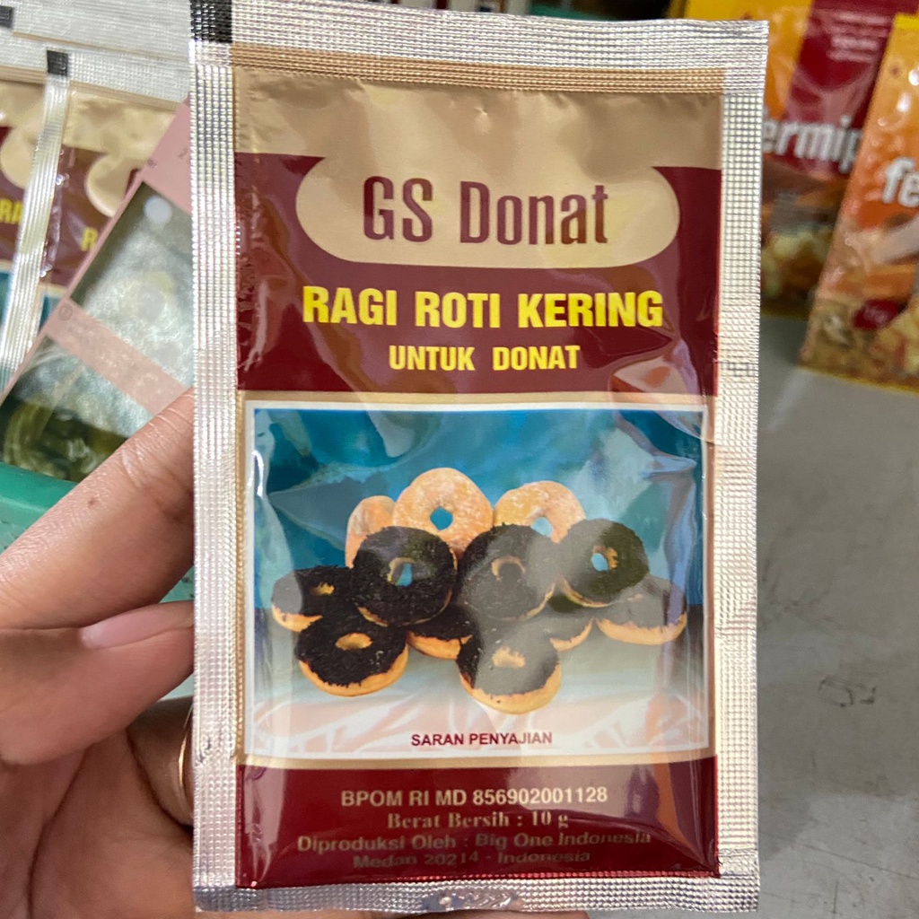 

Ragi GS Donat/GS Donat sachet 10g/Ragi donat instant/Ragi roti kering untuk donat