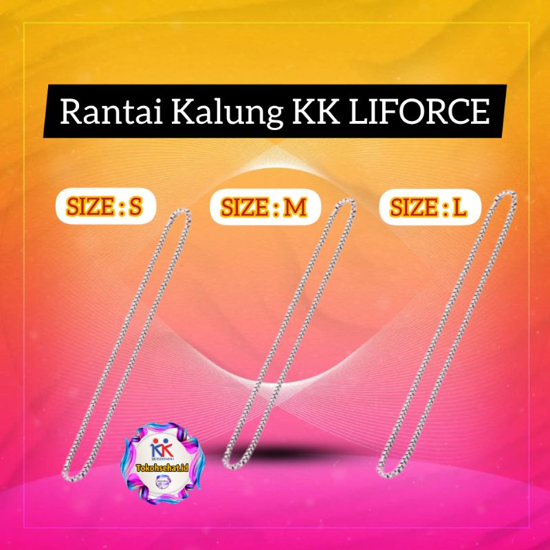 Rantai Kalung KK LIFORCE Original Size ( S, M, L )