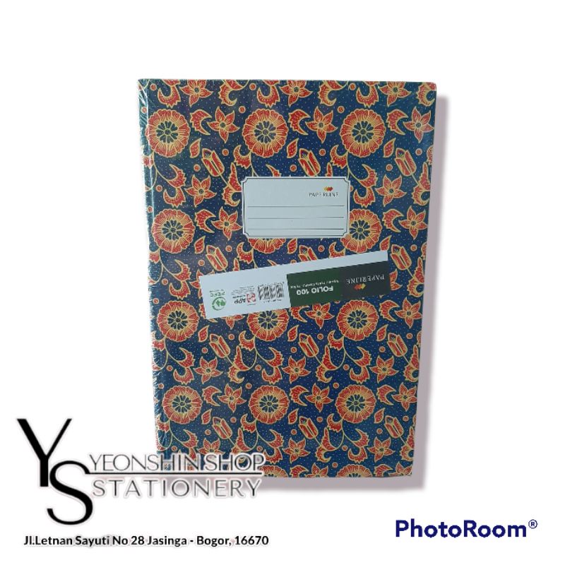 

Buku Folio Besar Hard Cover Paperline 100 sheet