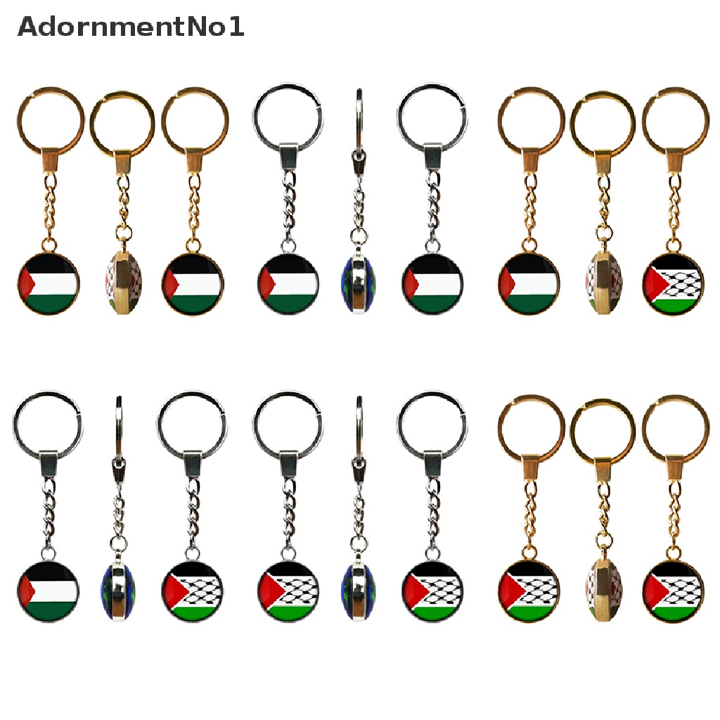 (AdornmentNo1) Kalung Rantai Dengan Liontin Peta Palestine Untuk Unisex / Pria / Wanita