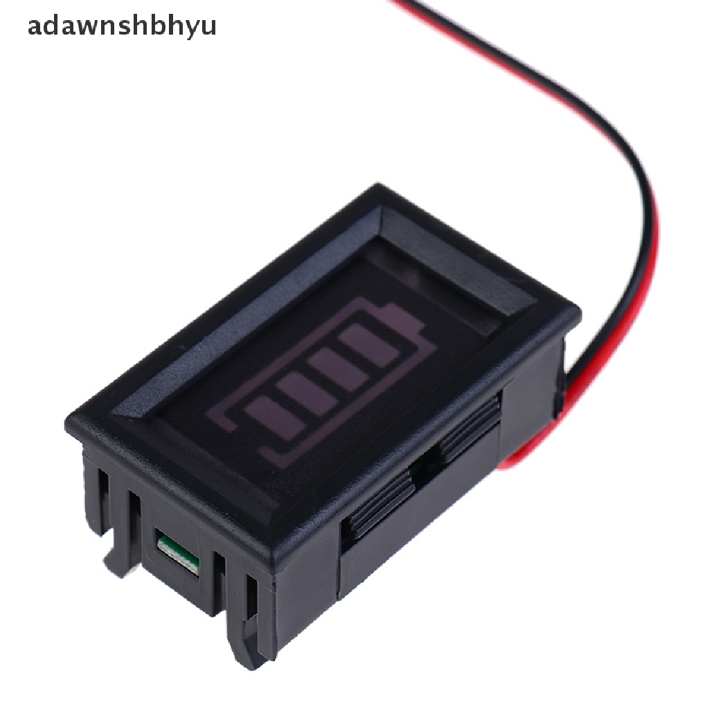 Adawnshbhyu 3S 12.6V Indikator Kapasitas Baterai Lithium Voltmeter Modul Tampilan Biru