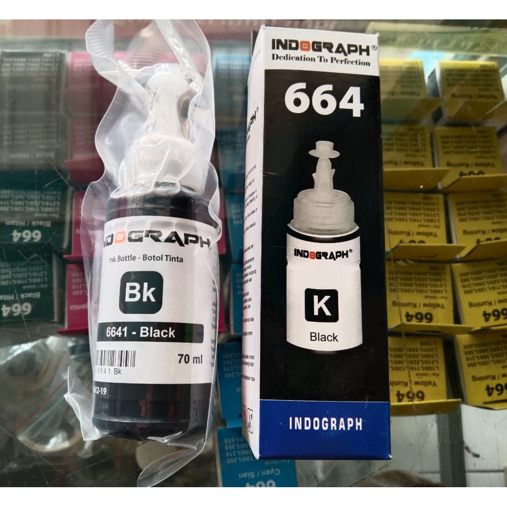 Tinta Epson 664 For Printer L100/L120/L200/L210/L220/L310/L360 Dan bisa juga buat printer canon