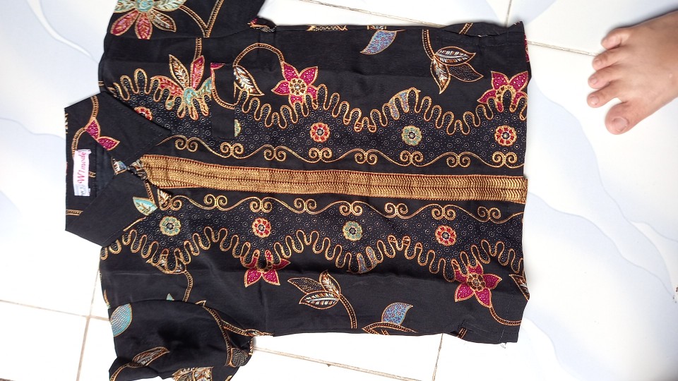 Hem Anak/kemeja Batik Anak/batik Anak Sd
