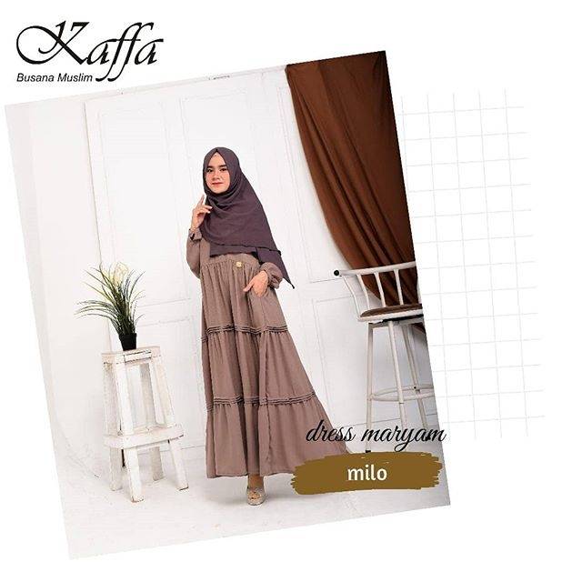 Dress maryam milo by kaffa busana