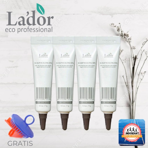 LADOR Scalp Scaling Spa Ampoule - Perawatan Pembersih Kulit Kepala Berminyak Gatal Rambut Ketombe