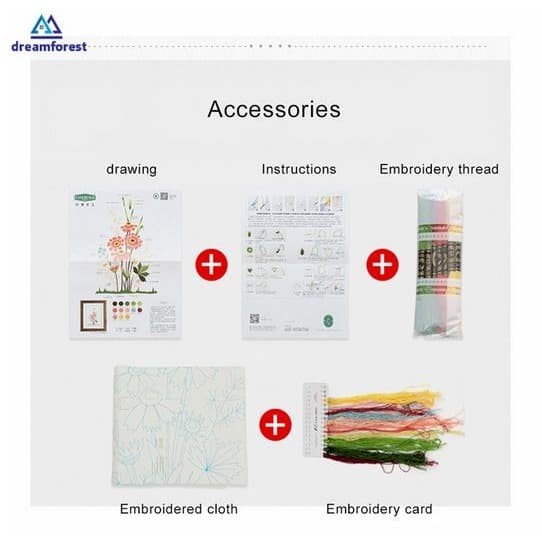 DIY Embroidery Starter Kit - Starter Kit Belajar Menyulam #06