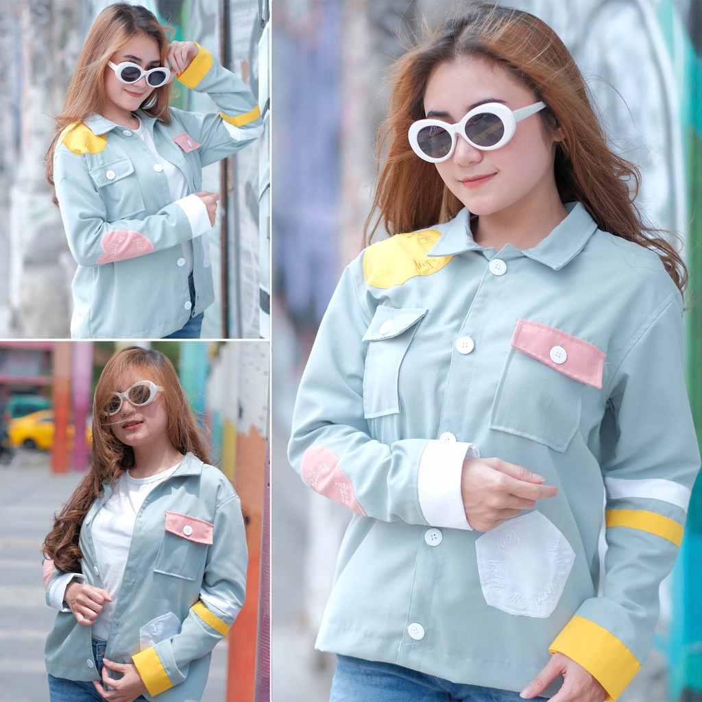 Jaket Wanita Parka Siputih