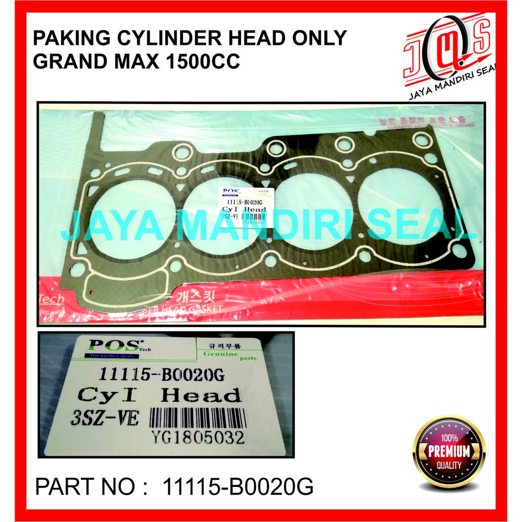 PAKING GASKET CYLINDER HEAD KOP ONLY DAIHATSU GRANDMAX GRAND MAX LUXIO
