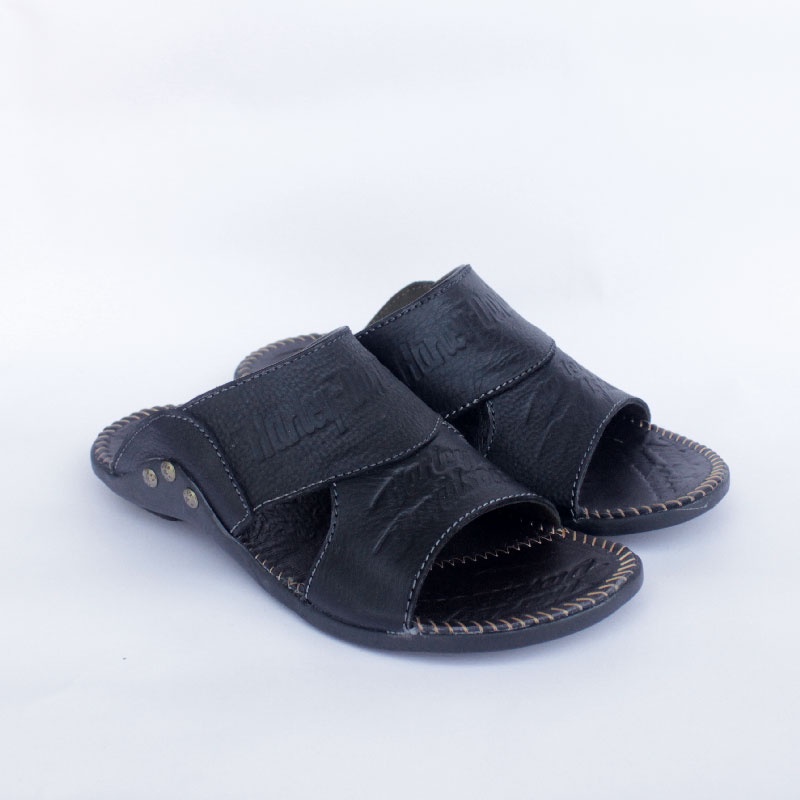 Sandal Pria Kulit Asli - Sandal Jepit Pria - Sandal Casual Jepit Jempol ckl