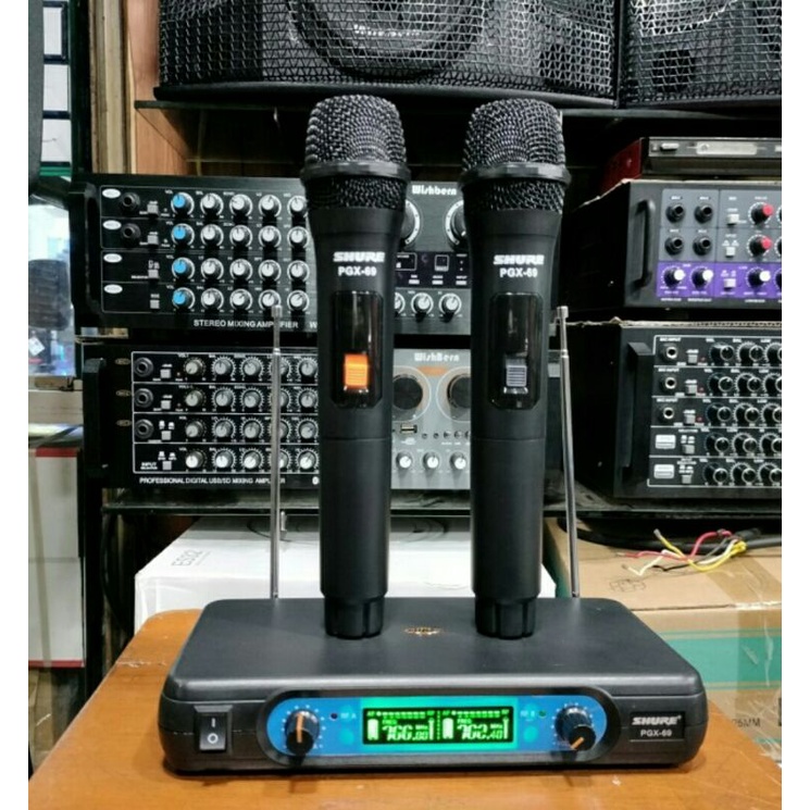 Mic Wireless Shure PGX-69 -- 2buah Mic Handheld/Pegang