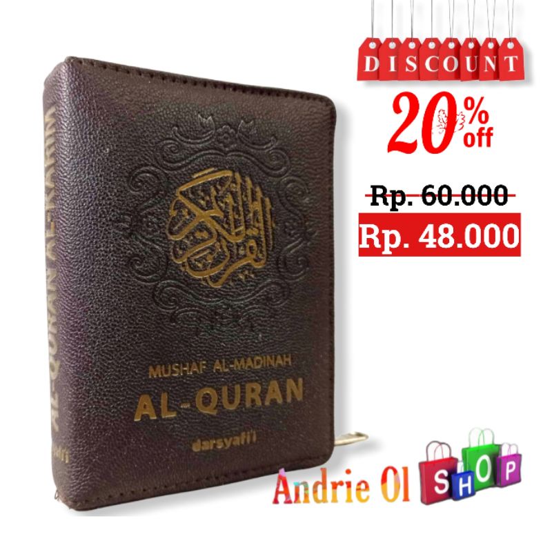 Mushaf Madinah Saku Resleting A7 | Darsyafii
