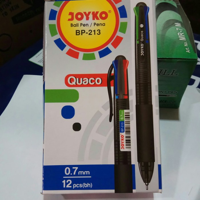 

Jualan Pulpen Joyko Bp-213 Quaco 4 Warna (Isi 12 Pcs) Diskon