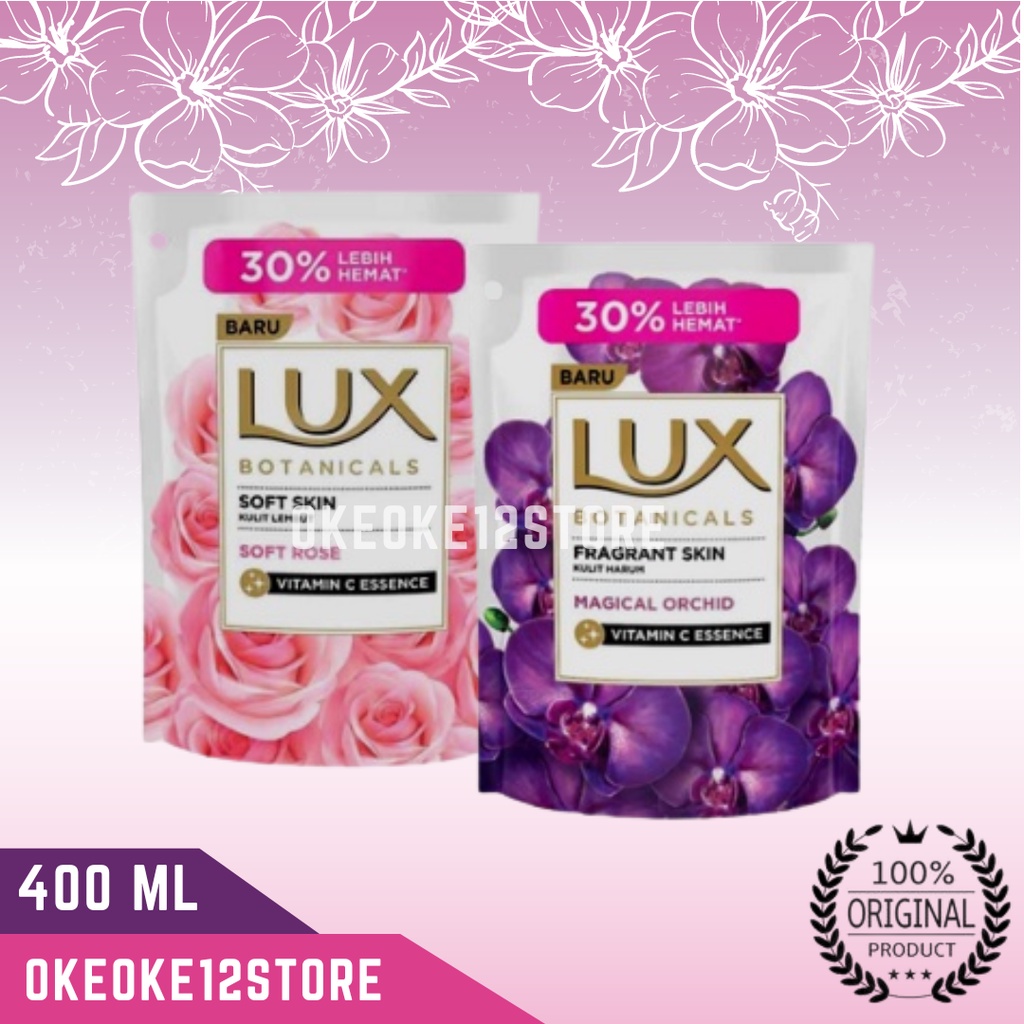 LUX Body Wash Refill 400 ml sabun mandi