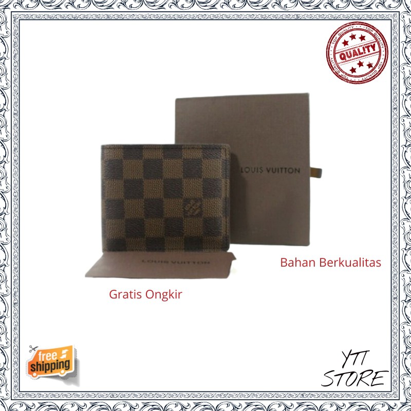 Dompet LV Premium Dompet Cowo LV Murah Dompet LV Damier QQ 01