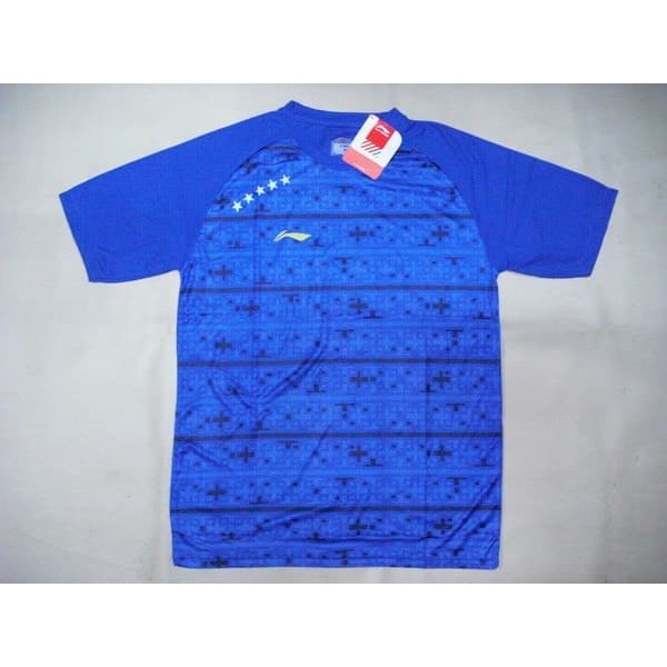 Baju Badminton Baju BADMINTON / BULUTANGKIS Li-Ning L.16 Blue Murah