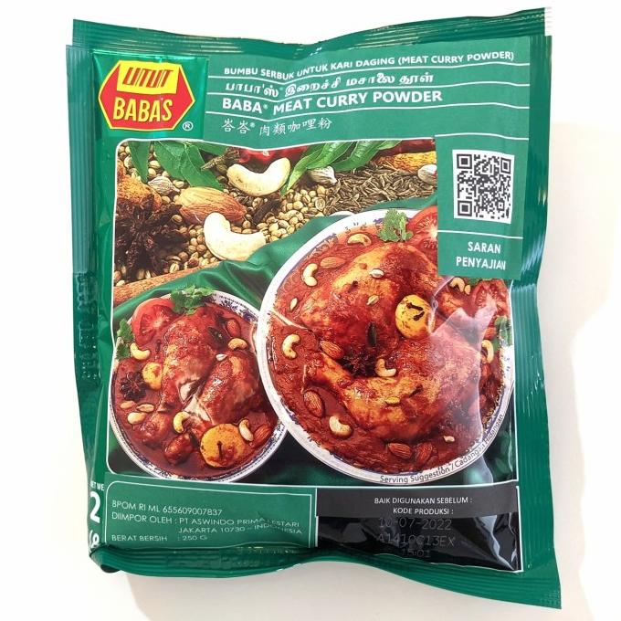 

[[COD]] Babas Meat Curry Powder 250 gr/ Bumbu Kare Babas TERMURAH Kode 584