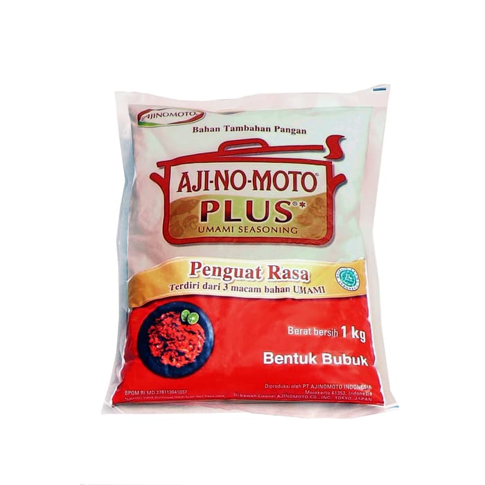 

BEST SELLER - AJINOMOTO PLUS PENYEDAP RASA 1 KG X 20 PCS/KARTON