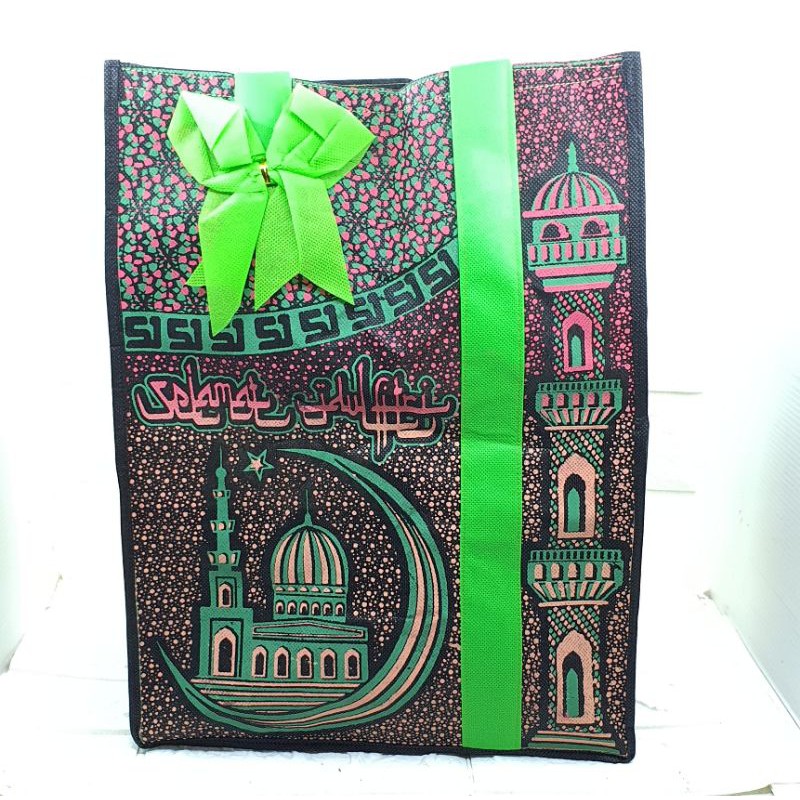 

Tas Goodie bag Lebaran Pita P30 L18 T40 (pilih warna)