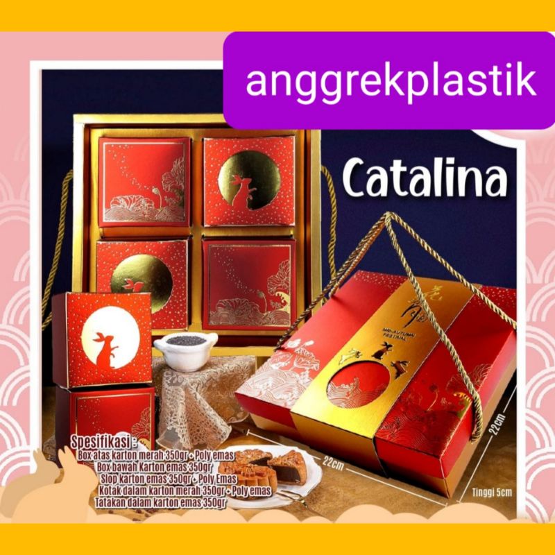 

Dus Box Mooncake kue bulan Catalina