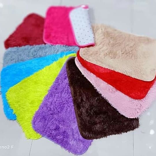 Promo Keset Kaki Bulu Lasfur 40x60 CM Import Berkualitas