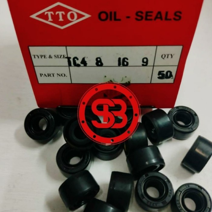 Oil Seal TC4 8 16 9 / 8.00 16.00 9.00 / 8x16x9 TTO